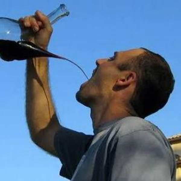 Glass Porrón Wine Pitcher