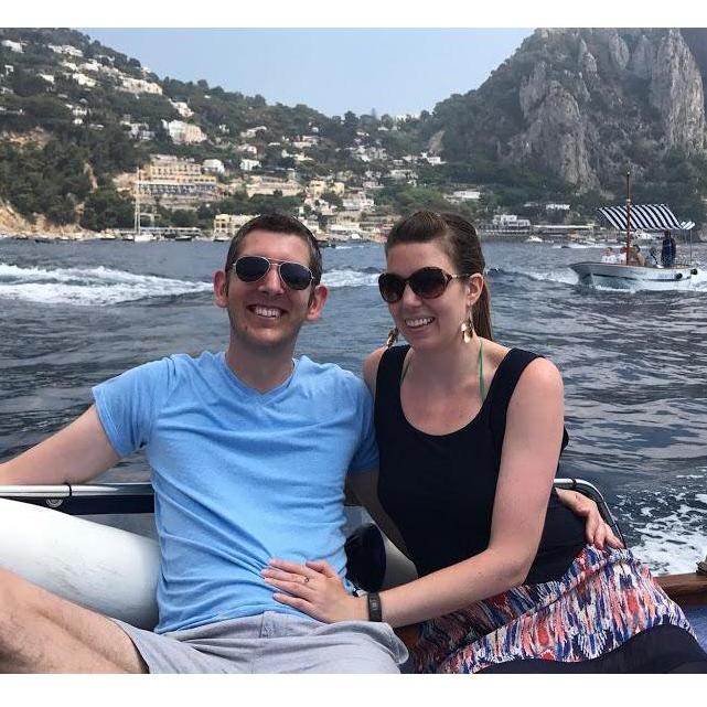 Boating around Capri