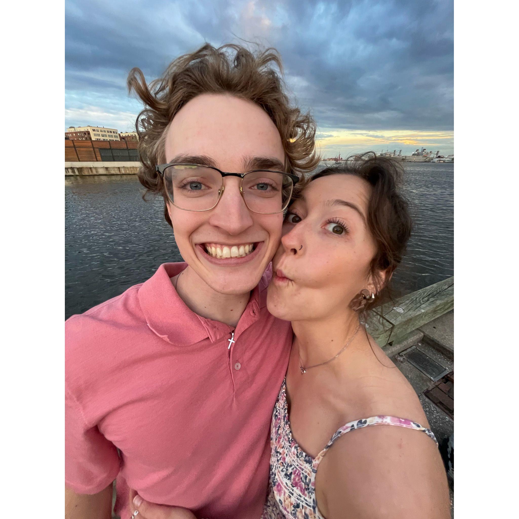 Molly and Shane went to a comedy show! Molly said I love you back that night (Molly said it back one week later)!!