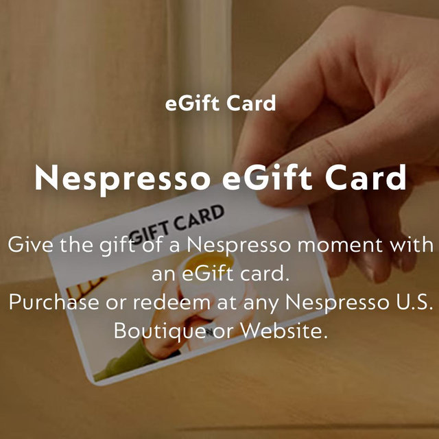 Purchase a Coffee eGift Card | Nespresso USA