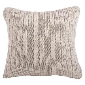 Knitted Design Throw Pillow (20"x20") Saro Lifestyle