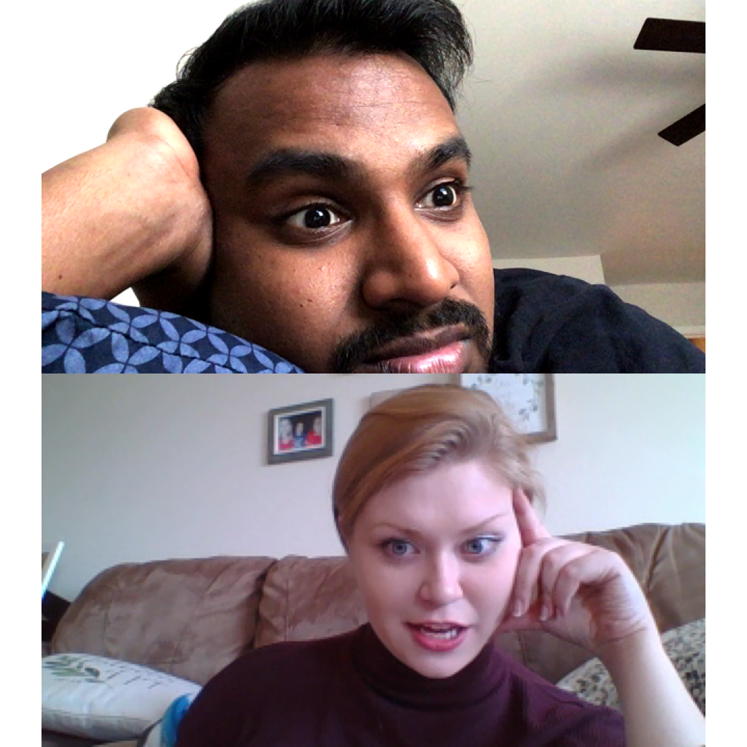 Not sure what we are talking about on this video call or why the picture was taken, but it's funny!