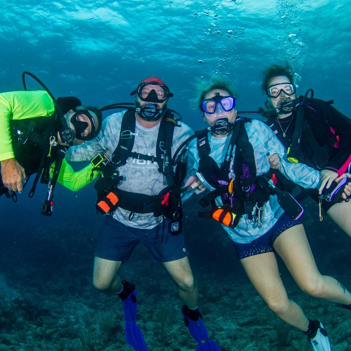 Our friends that helped Kermit set everything up