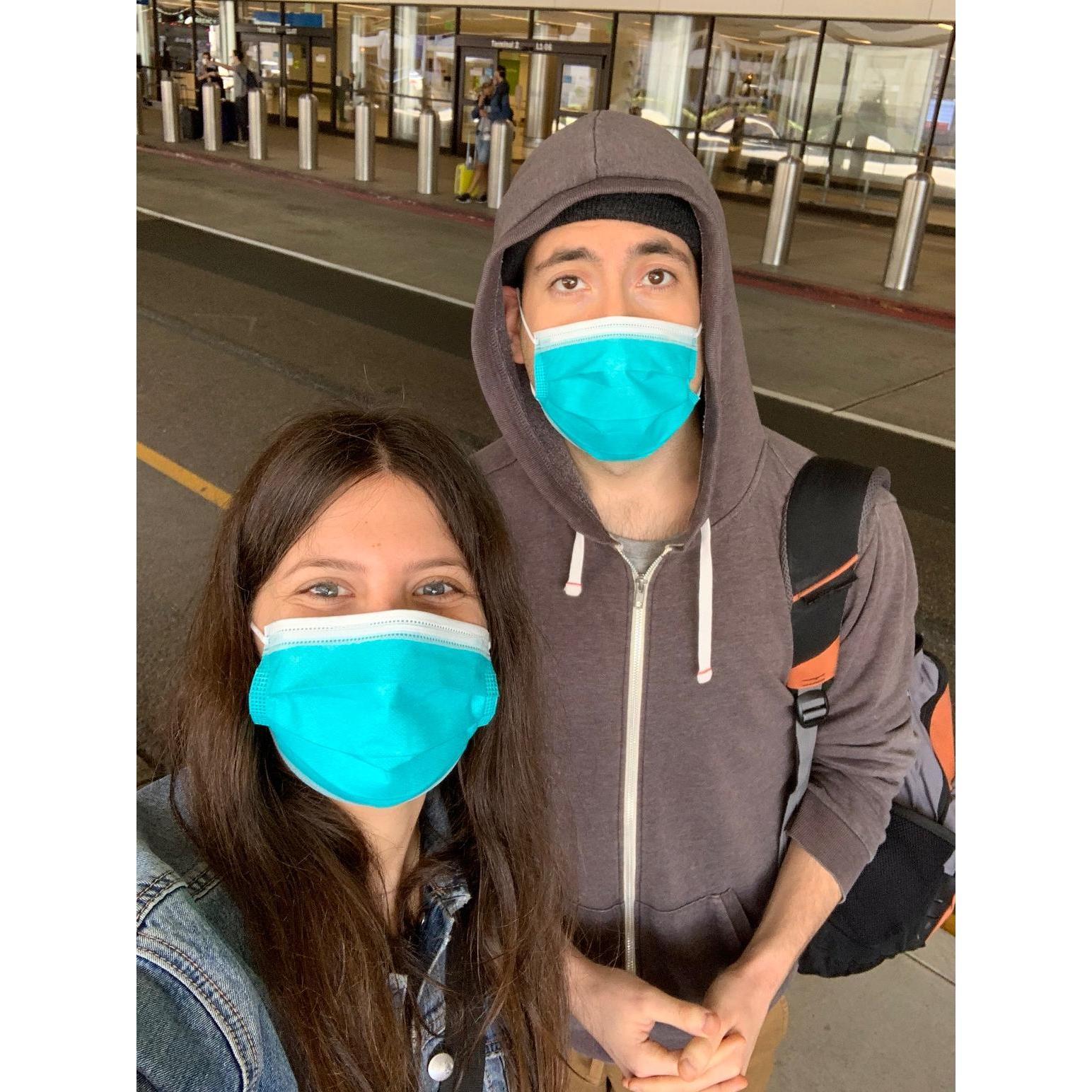 Escape from New York... First time in LA together!