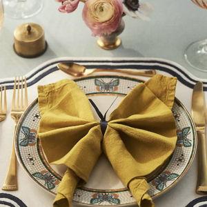 The Bistro Tile Stoneware Dinner Plate: Garden Edition