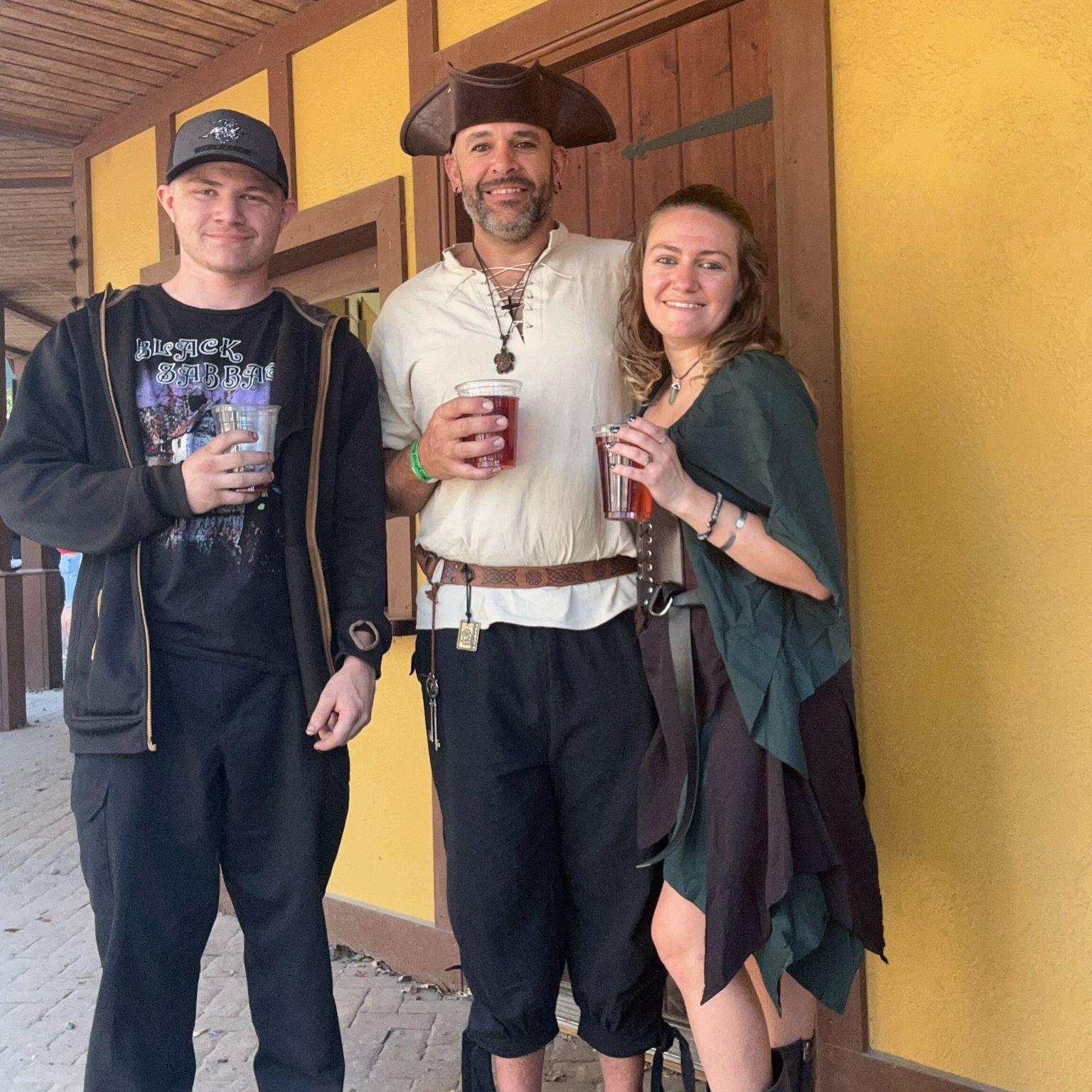 Frank and I took my brother Nate to the Renaissance Festival. It was a great day!