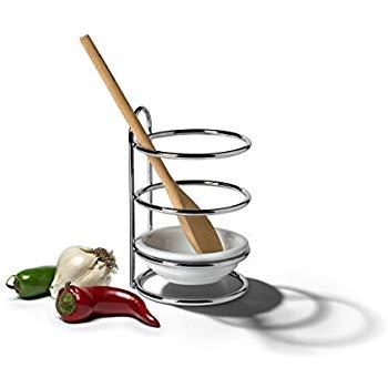 Spectrum Diversified Upright Spoon Rest, Crome