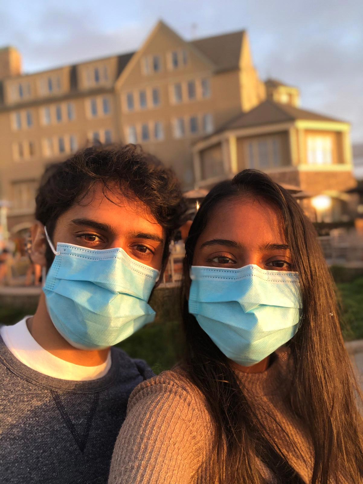 Avi had planned to propose to Kinjal here but COVID happened and Kinjal decided to fly to Singapore...Avi had to postpone his plans...We came back here to take a picture...