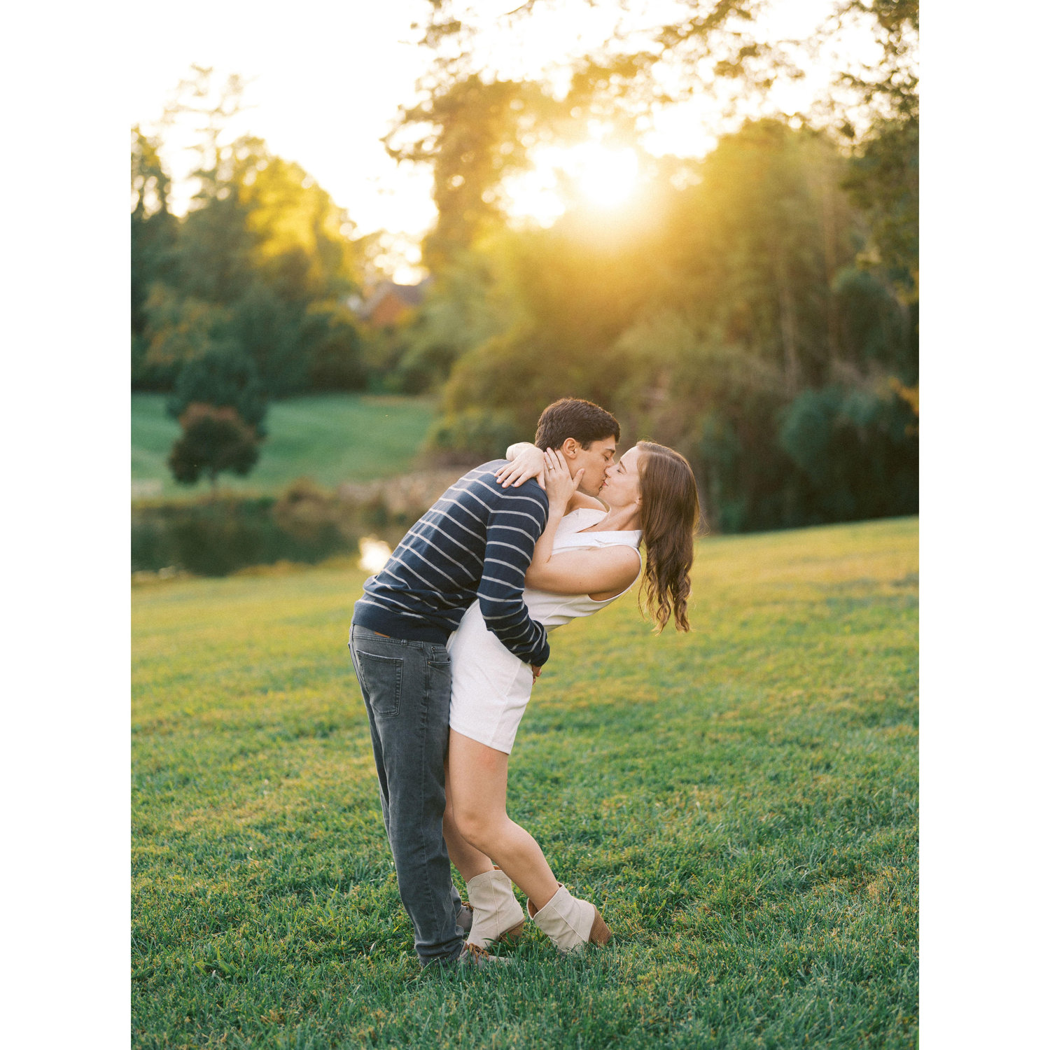 Our engagement photos at Graylyn by the fabulous David Howell
