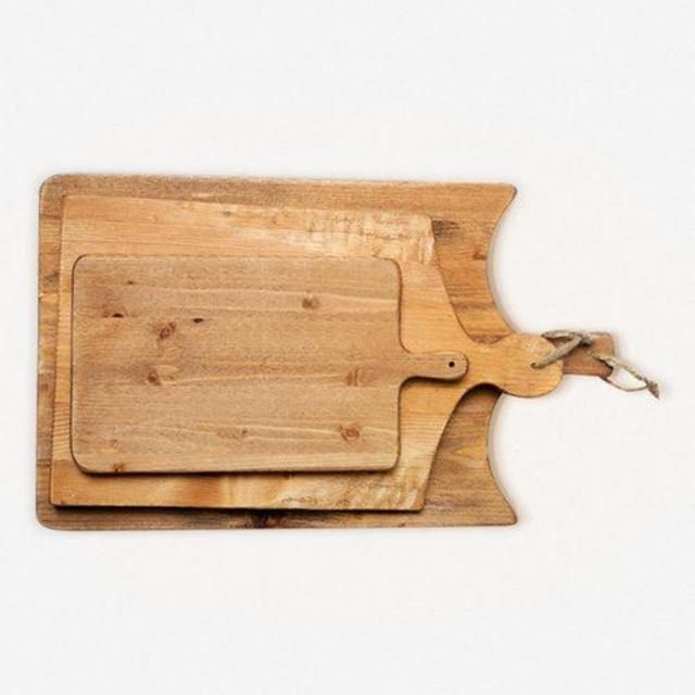 Adriana Round Wood Serving Board