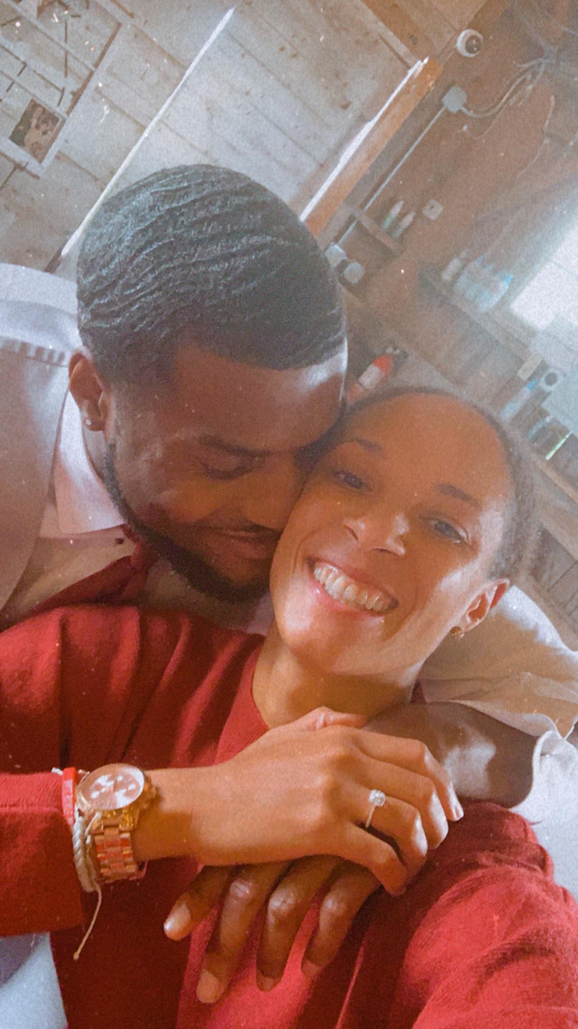 doing engaged things together - forever wedding date!!! 21'