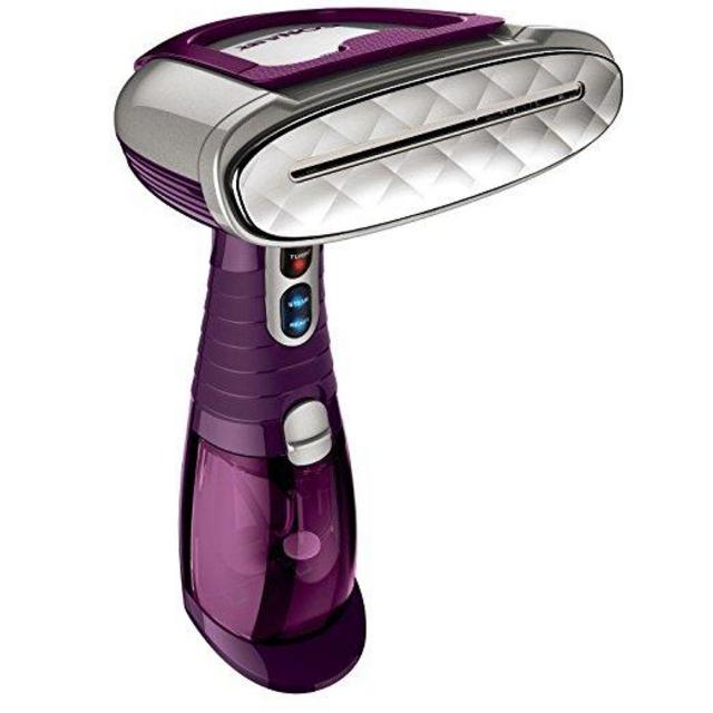 Conair Turbo Extreme Steam Hand Held Fabric Steamer; Plum with Bonus Travel Fabric Shaver - Amazon Exclusive