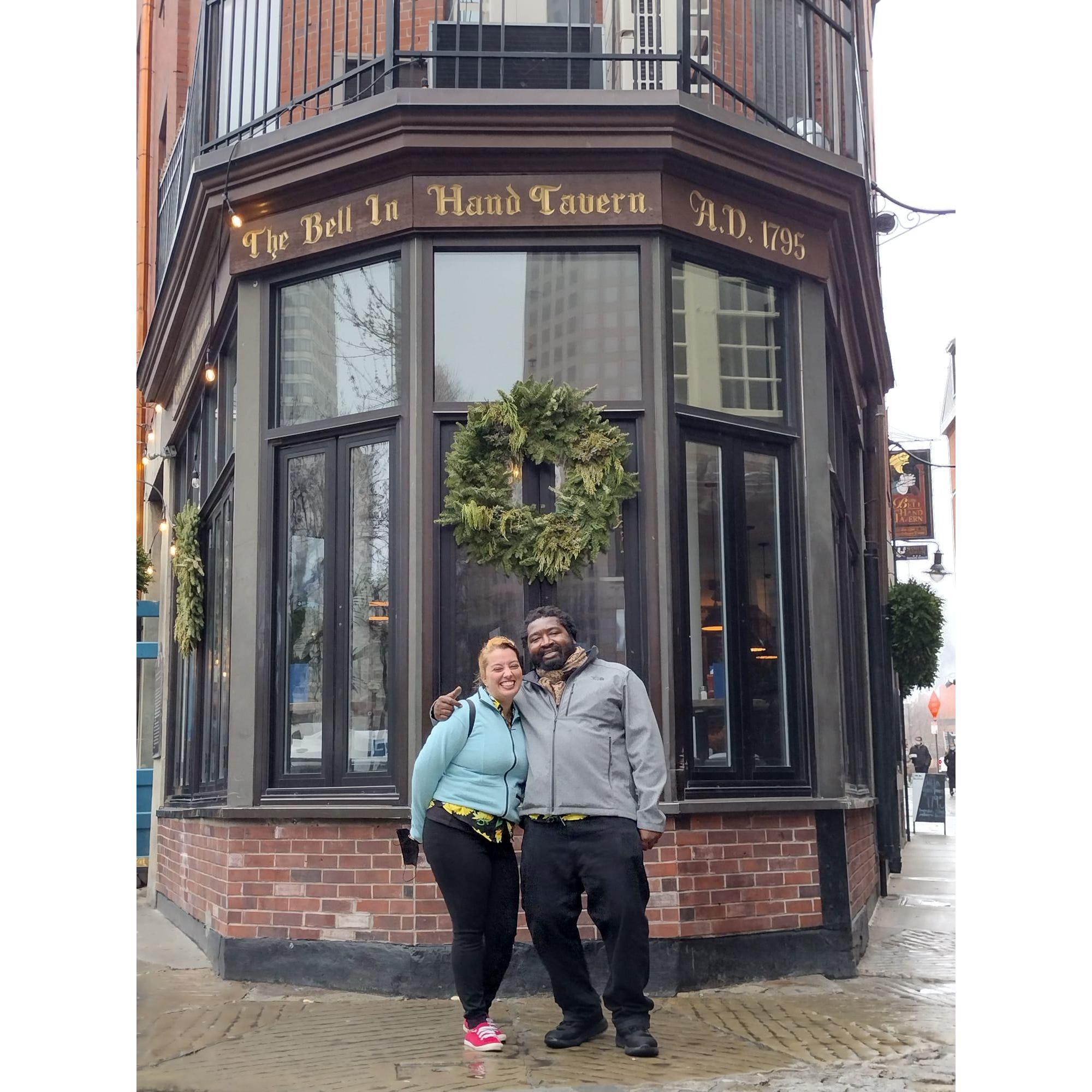 Allan's first trip up to Massachusetts to meet the Gallagher Clan!