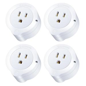 Etekcity 4 Pack Voltson Wi-Fi Smart Plug Mini Outlet with Energy Monitoring, Works with Amazon Alexa Echo and Google Assistant, No Hub Required, ETL Listed, White