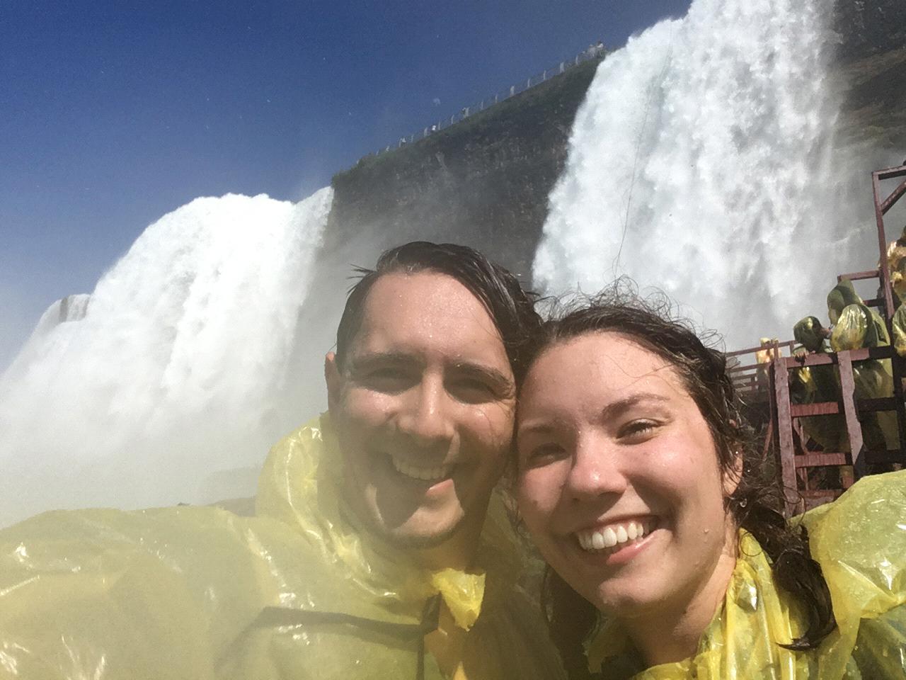 A wet day at Niagara Falls!
