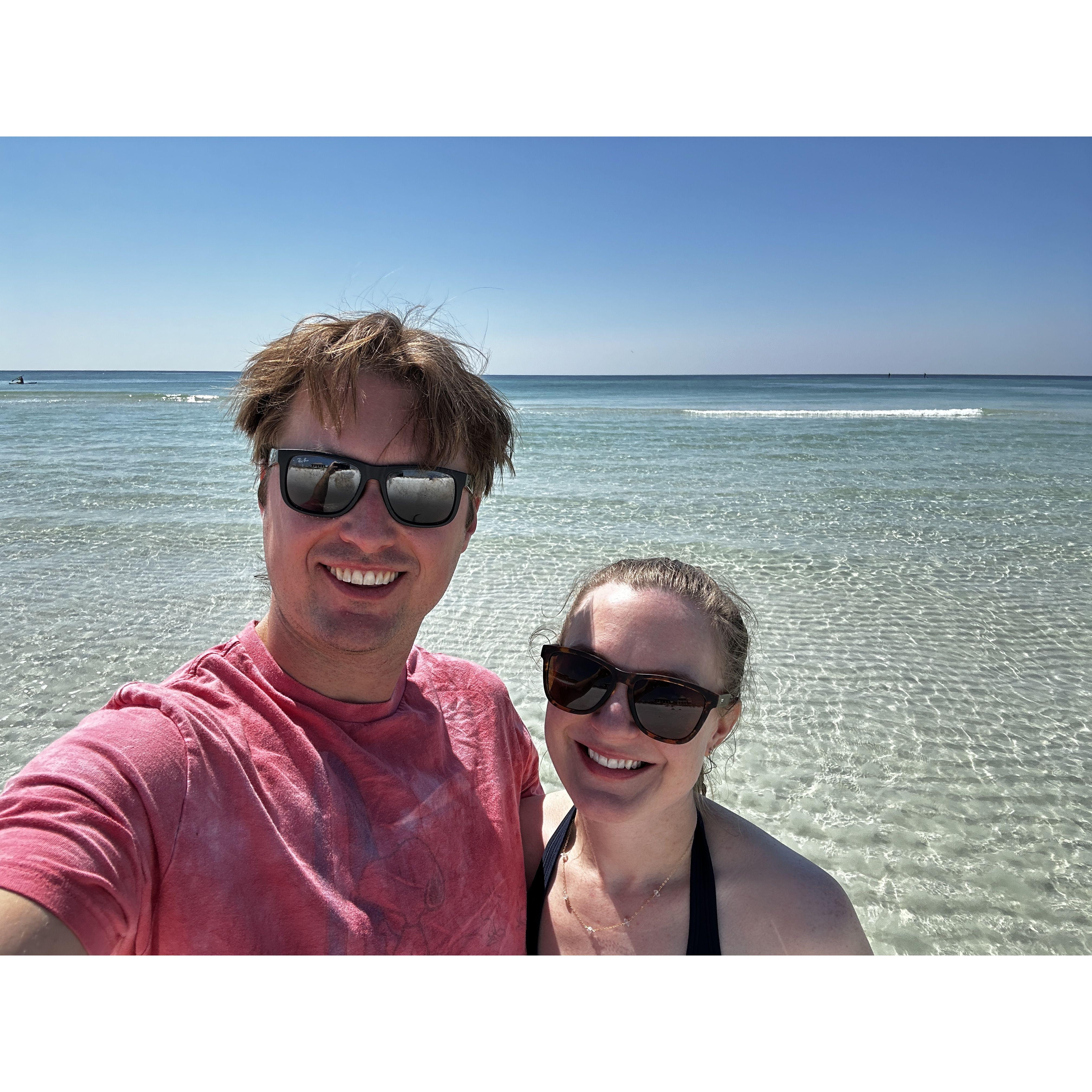 Beaching in the Florida panhandle