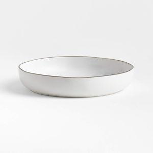 Range White Low Bowl, Set of 10