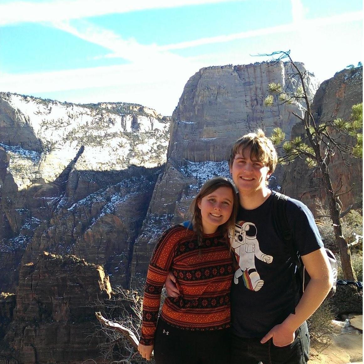 Our first family trip together. Isaac joined Nicolle's family in a Winter ski trip which ended in Zion National Park.