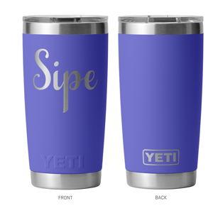 (For Des) YETI Rambler 20 oz Tumbler With MagSlider Lid "CUSTOMIZED"