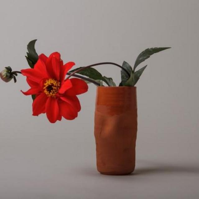Portuguese Terracotta Flower Vase
