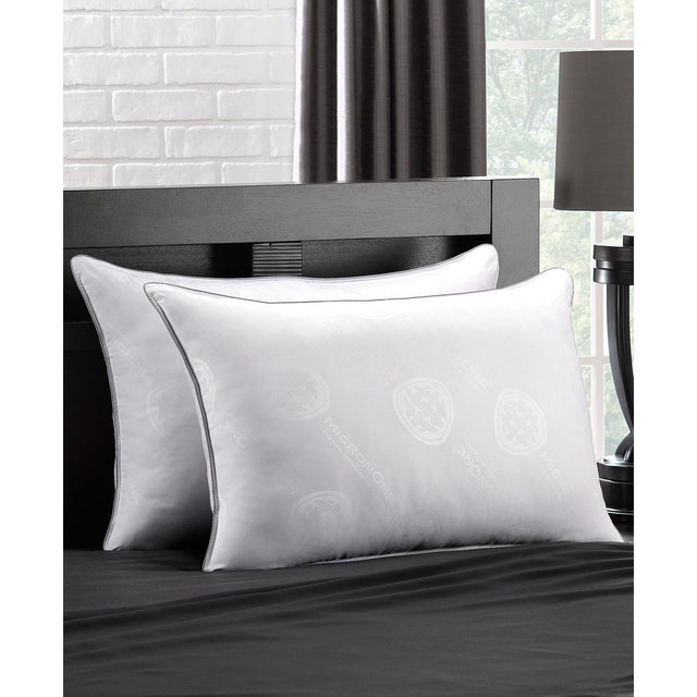 Ella Jayne MicronOne Allergen-Free Down Alternative Medium Density 2-Pack Pillow, Standard