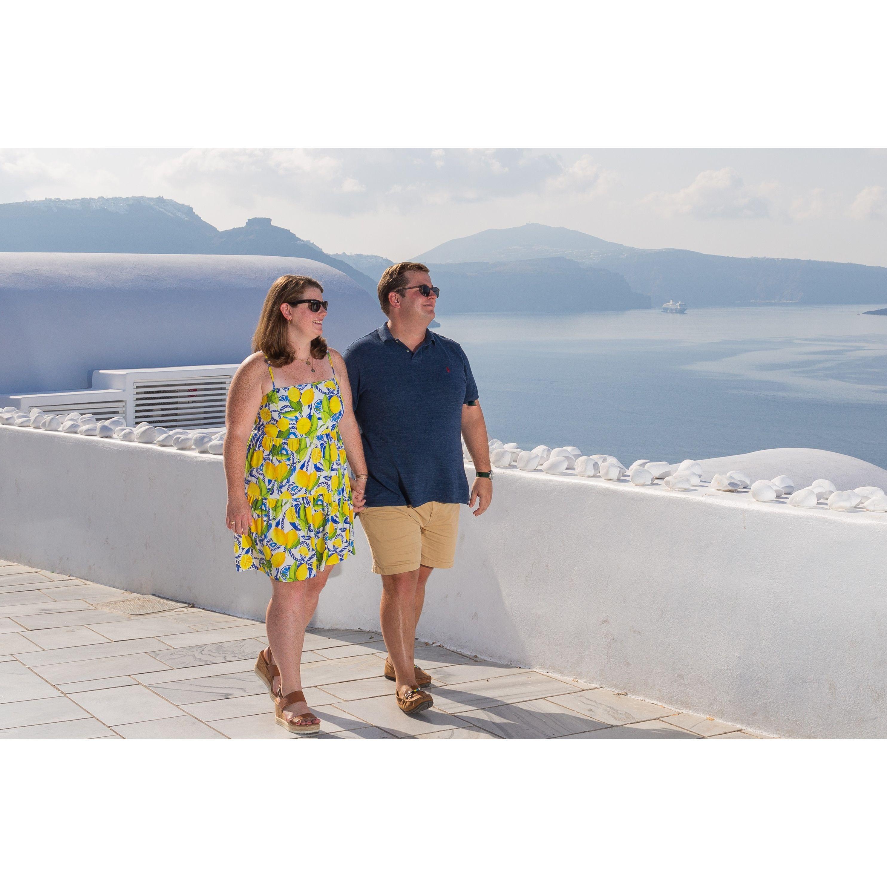 Engagement Photo Shoot, Santorini. August 2022.