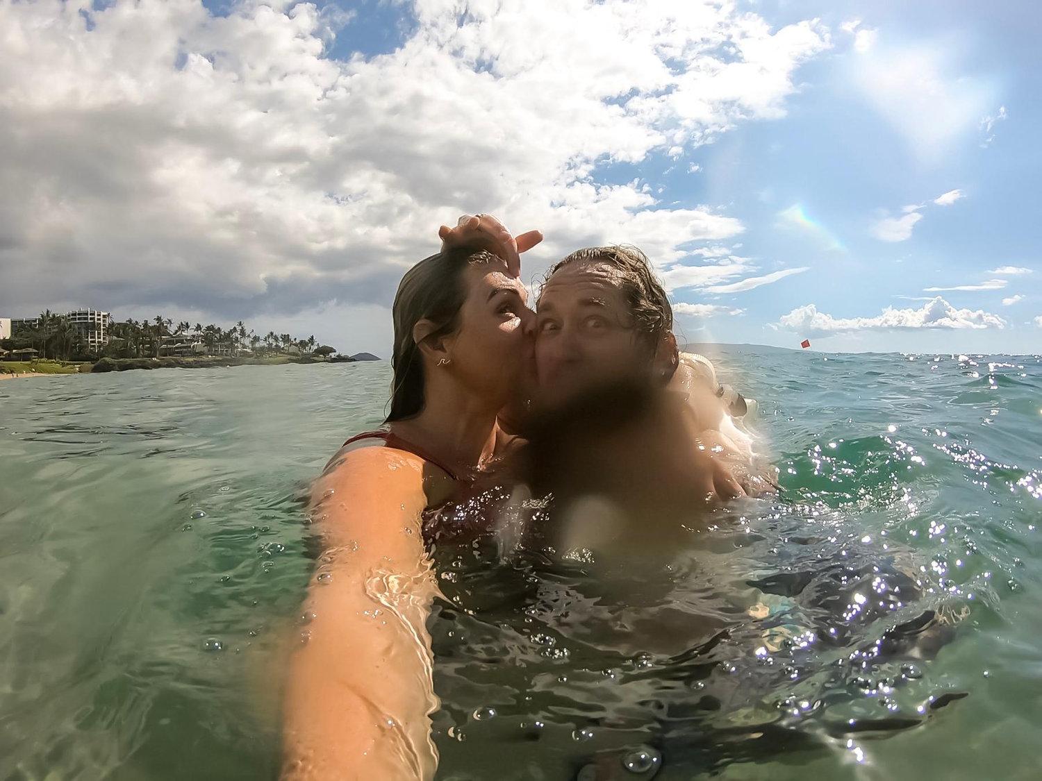 Heidi also flew back to Maui a few times to see Eric, resort hop, and swim with sea turtles.