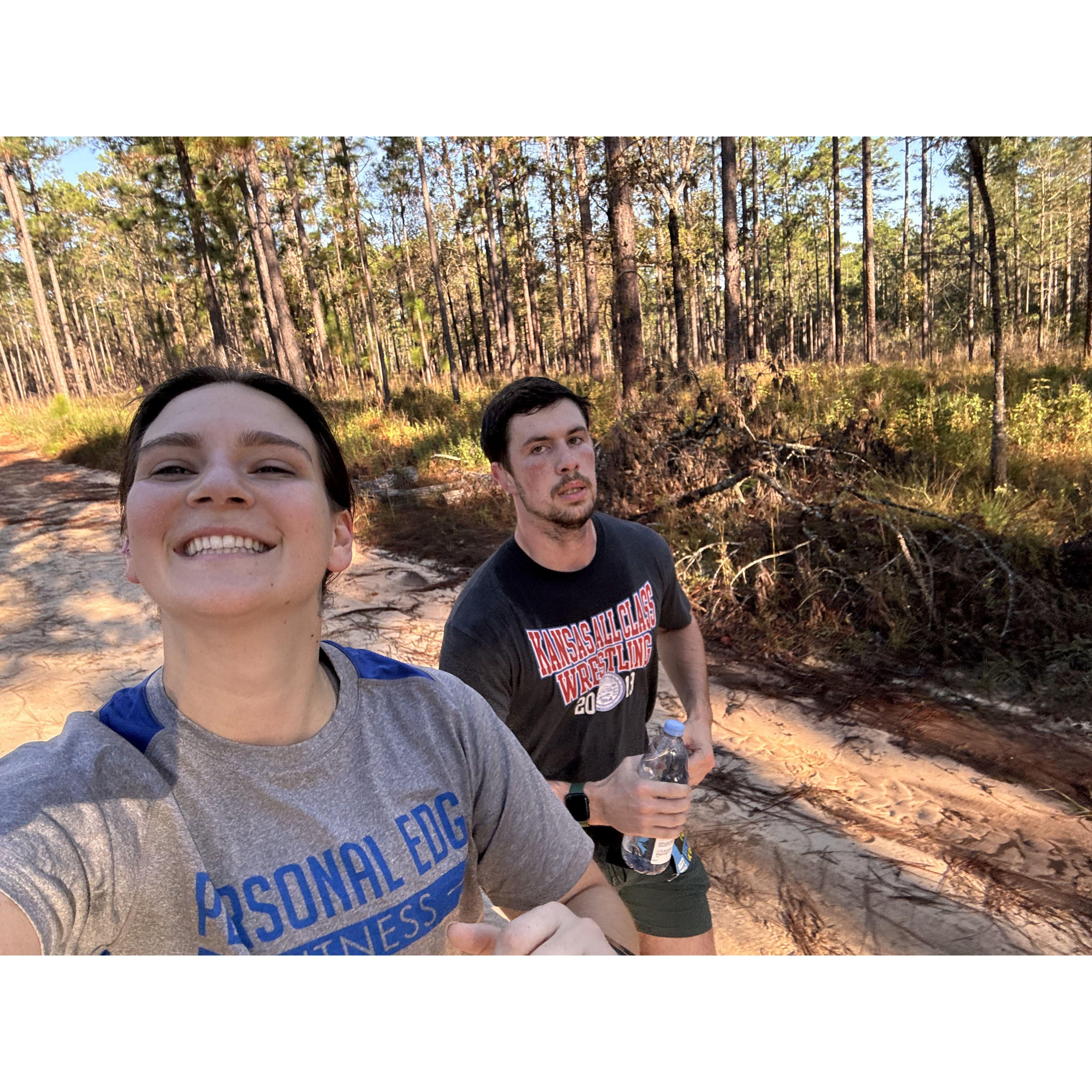 Our first half marathon together!