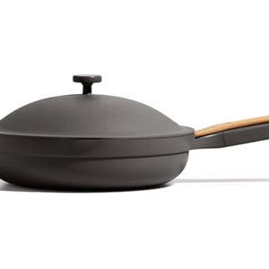 Our Place Large Always Pan 2.0-12.5” (4 Qt) Nonstick, Toxin-Free Ceramic Cookware | Patented 10-in-1 Aluminum Frying & Sauté Pan | Safe for Oven, Induction & All Cooktops up to 450°F | Char