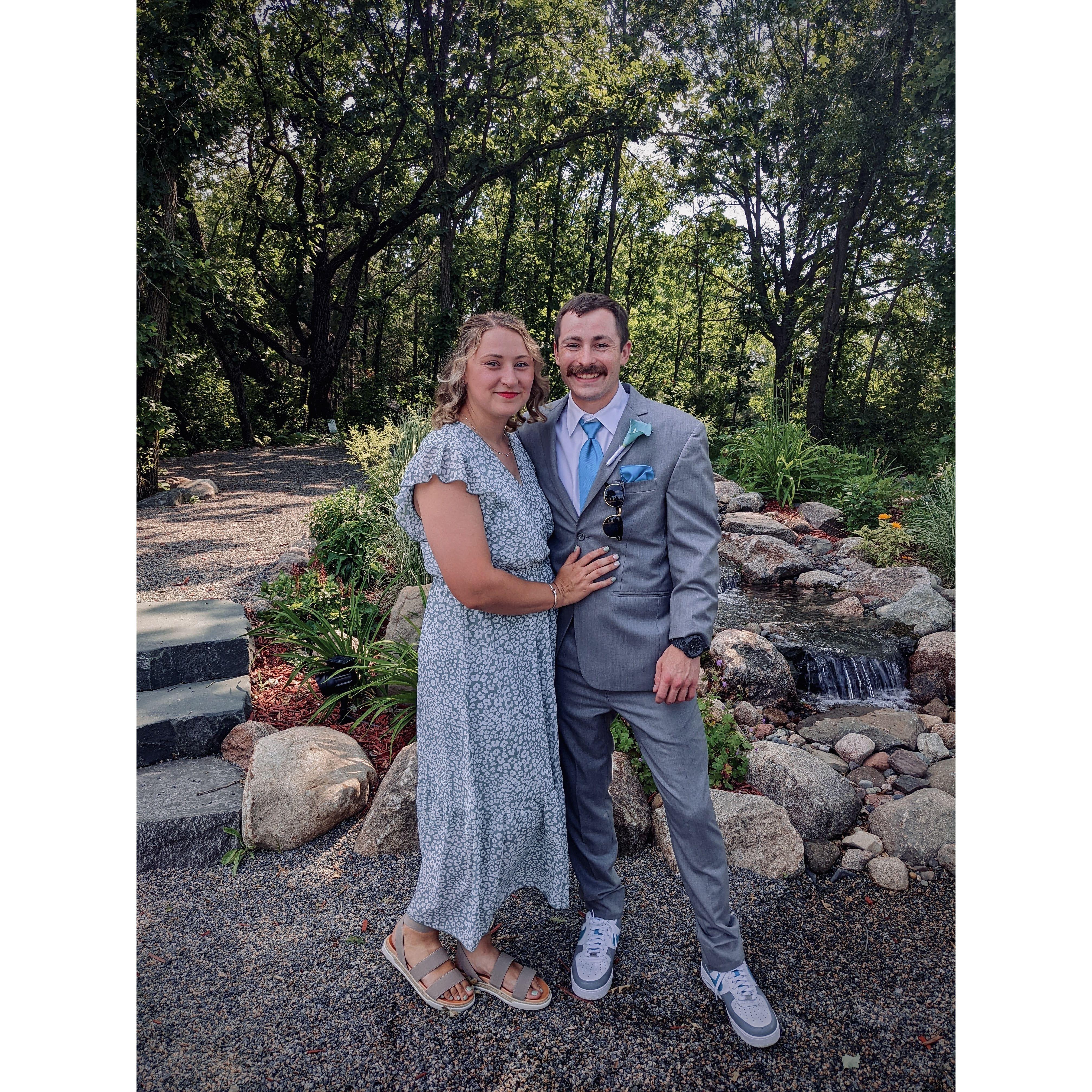 Our first wedding we attended together (June 2022)