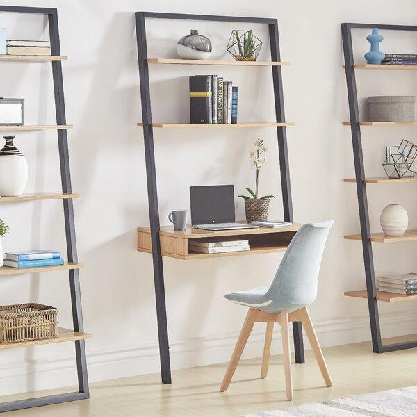 Theophanes Leaning Desk in Oak/Black