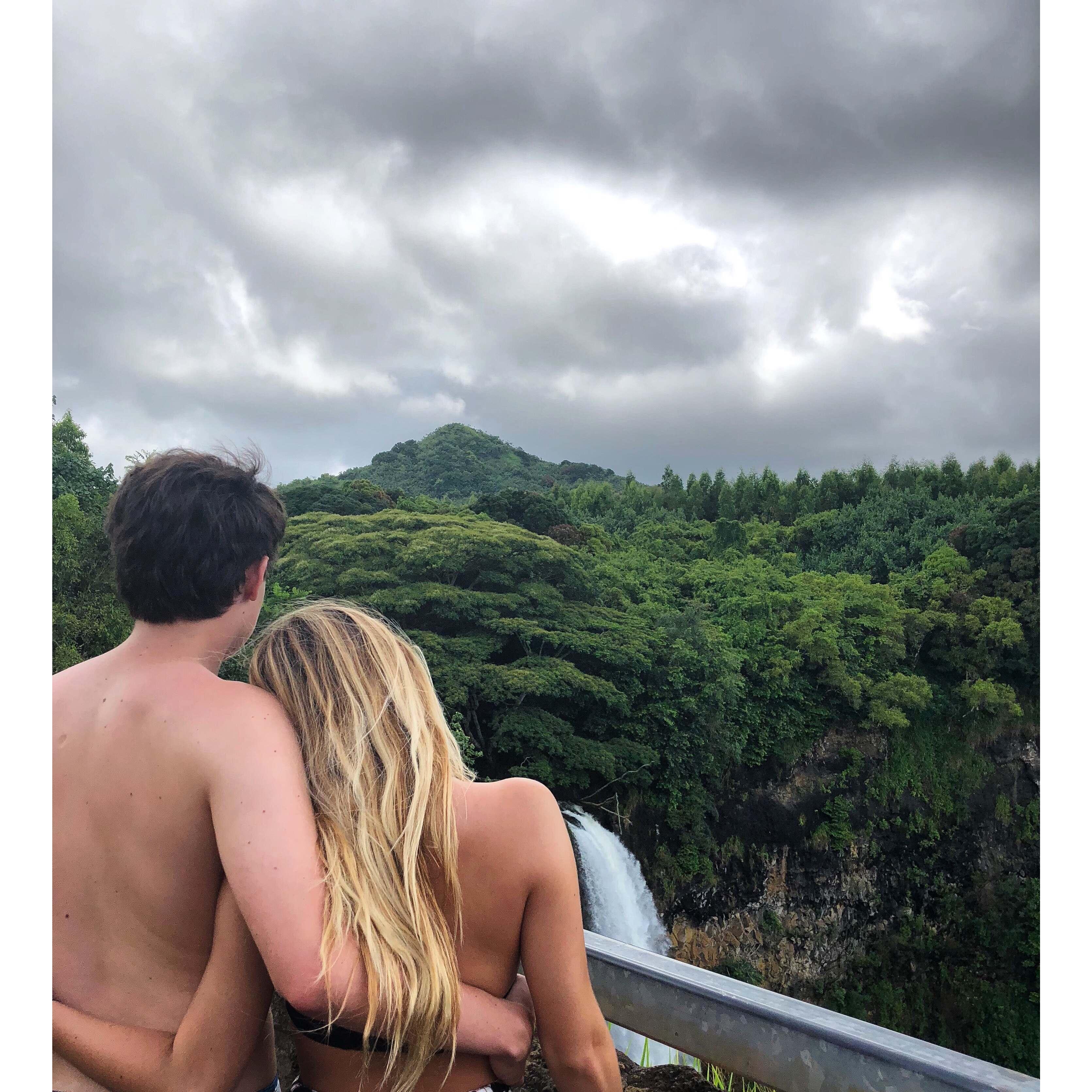 Taking in the gorgeous views in Kauai in Summer of 2018