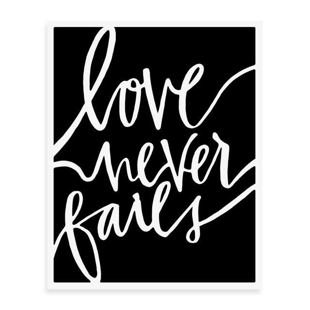 Love Never Fails Wall Art