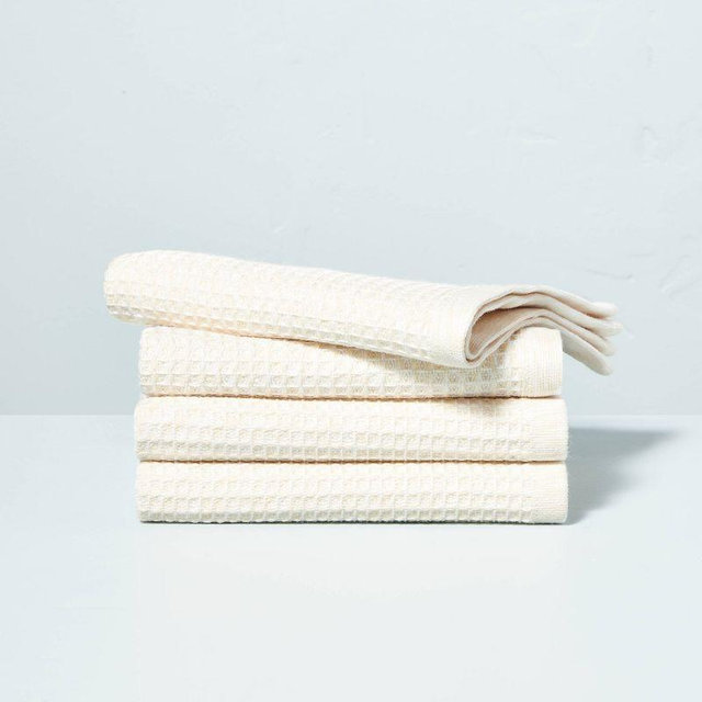 4pk Marbled Waffle Dishcloth Set - Hearth & Hand™ with Magnolia