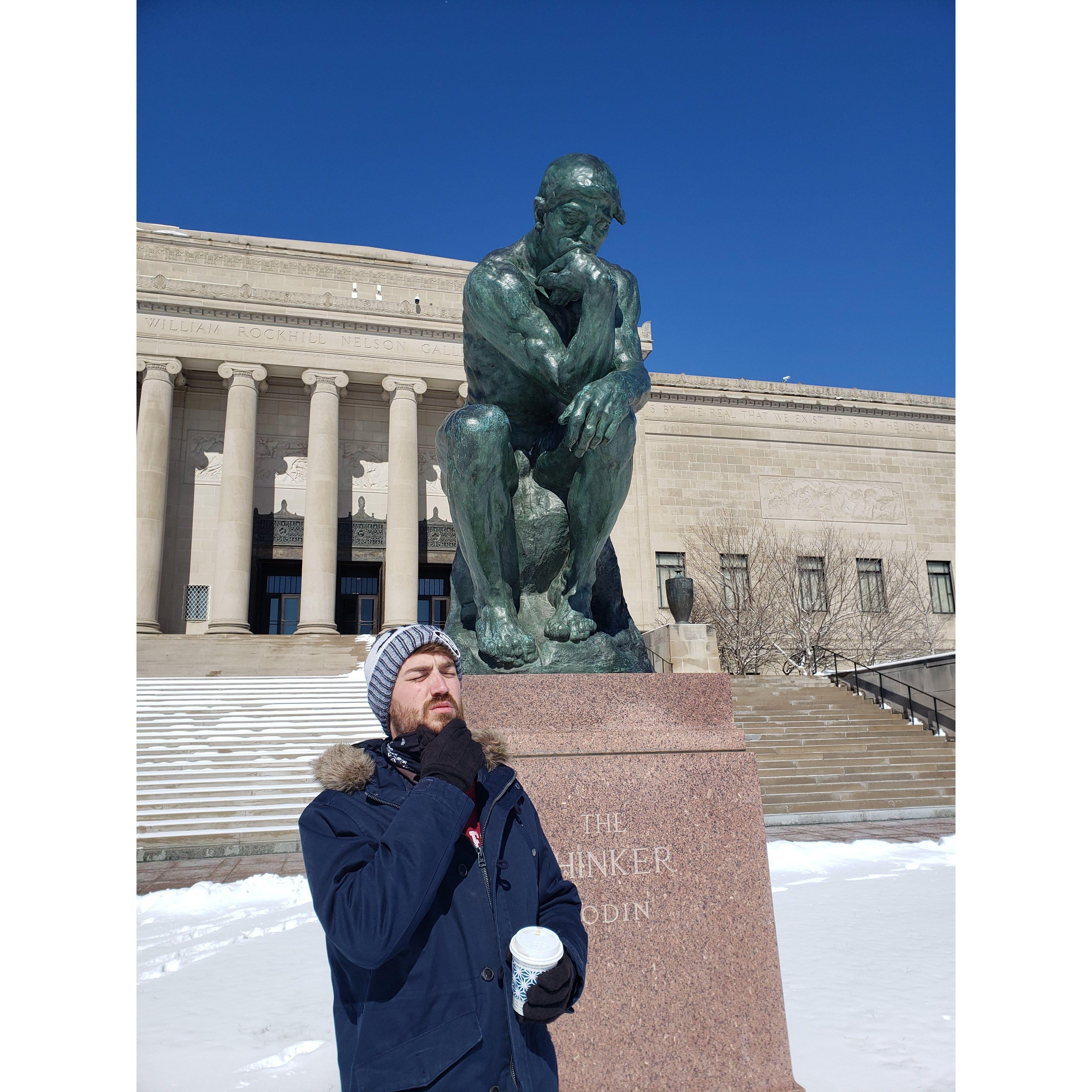 Visited Kansas City during one of their worst snowstorms.