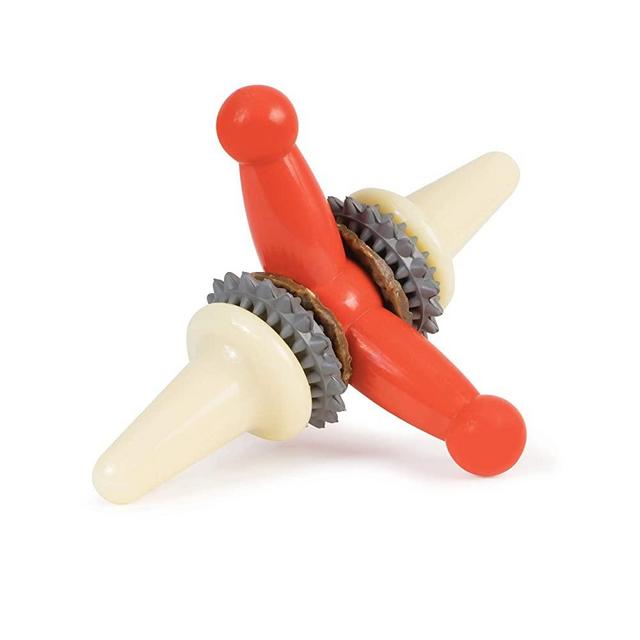 PetSafe Busy Buddy Treat Holding Dog Chew Toys - Dog Enrichment Toy - Helps Clean Teeth - Vanilla Scented Rubber for Strong Chewers - Treat Refills Included - Interactive Dog Toy Helps Keep Dogs Busy
