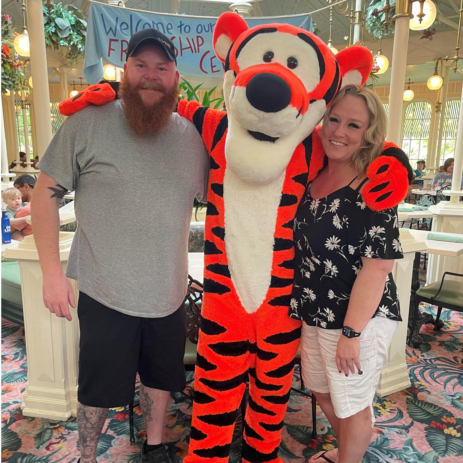 Tigger at Breakfast with Pooh and Friends in the Magic Kingdom!