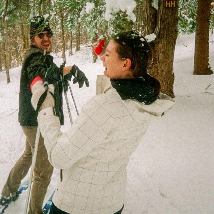 Cross-country skiing upstate