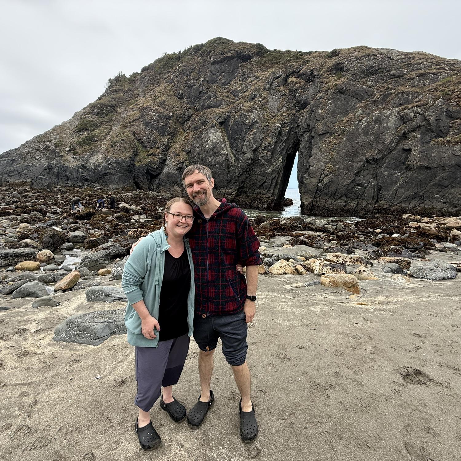 Tide pooling in Oregon