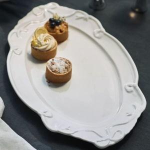 Benedita Bow Ceramic Stoneware Platter