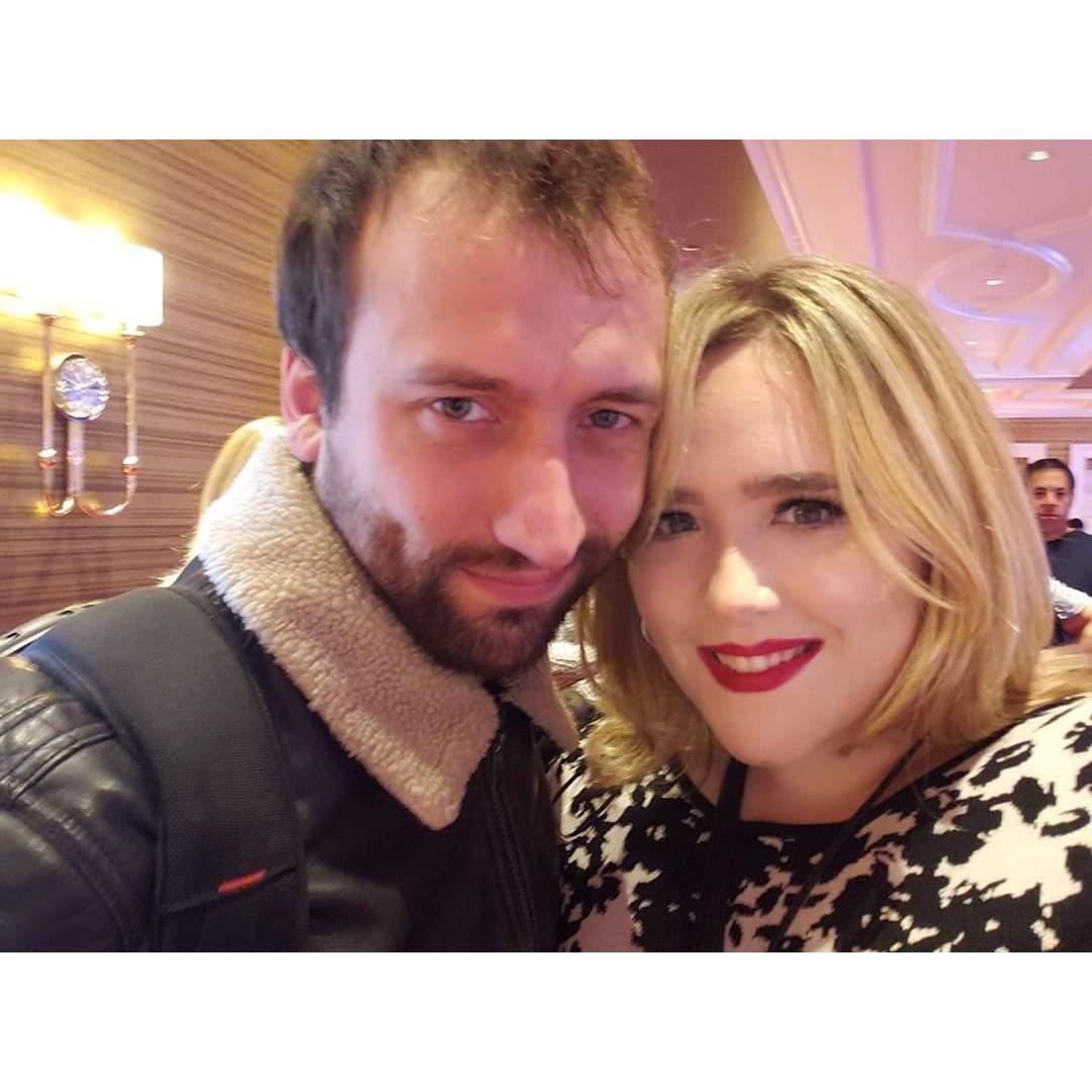 John and I on one of our date nights at Encore Boston Harbor! :) <3