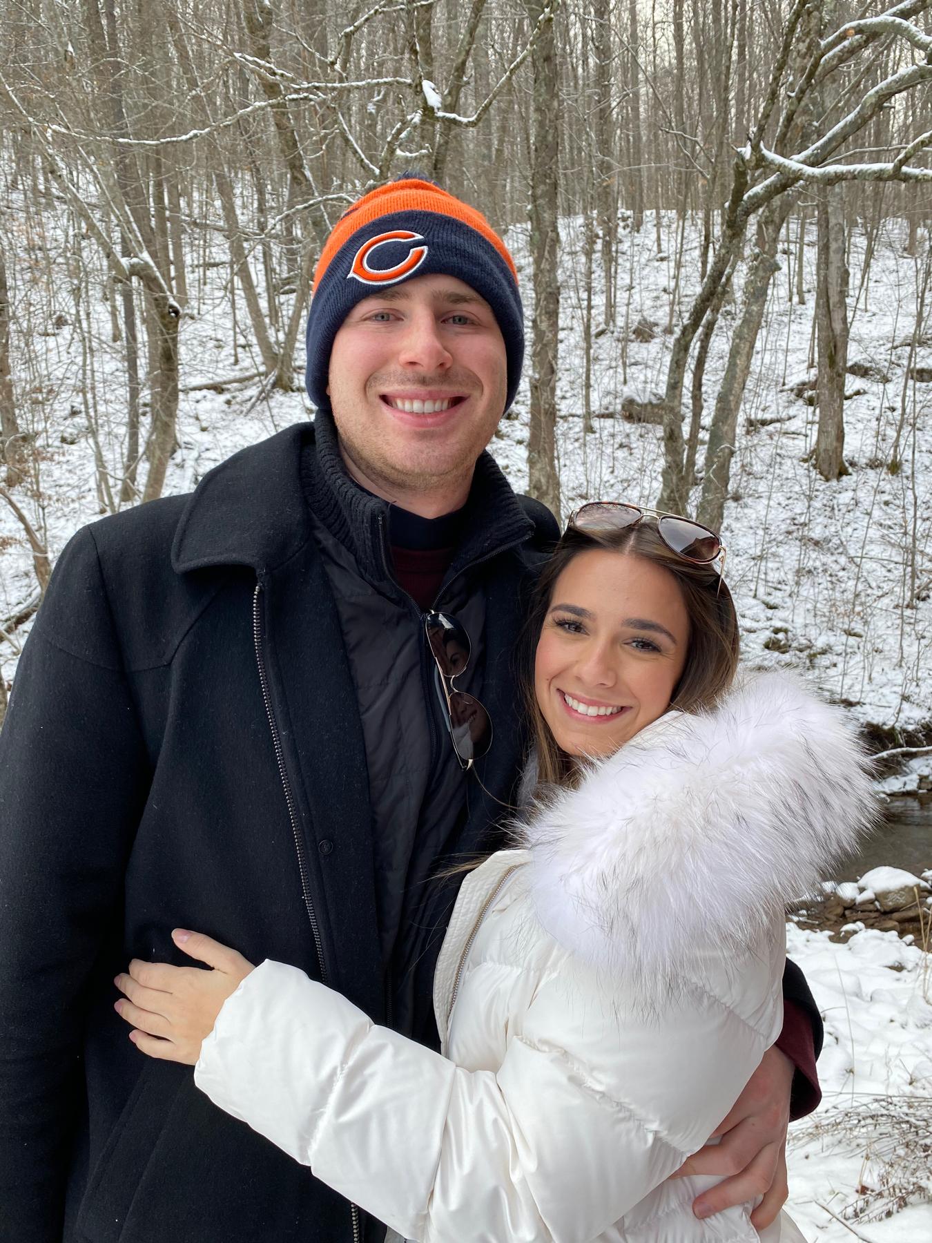 Us on our first winter snow trip!