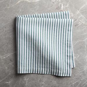 Liam Linen Blue-Striped Napkin
