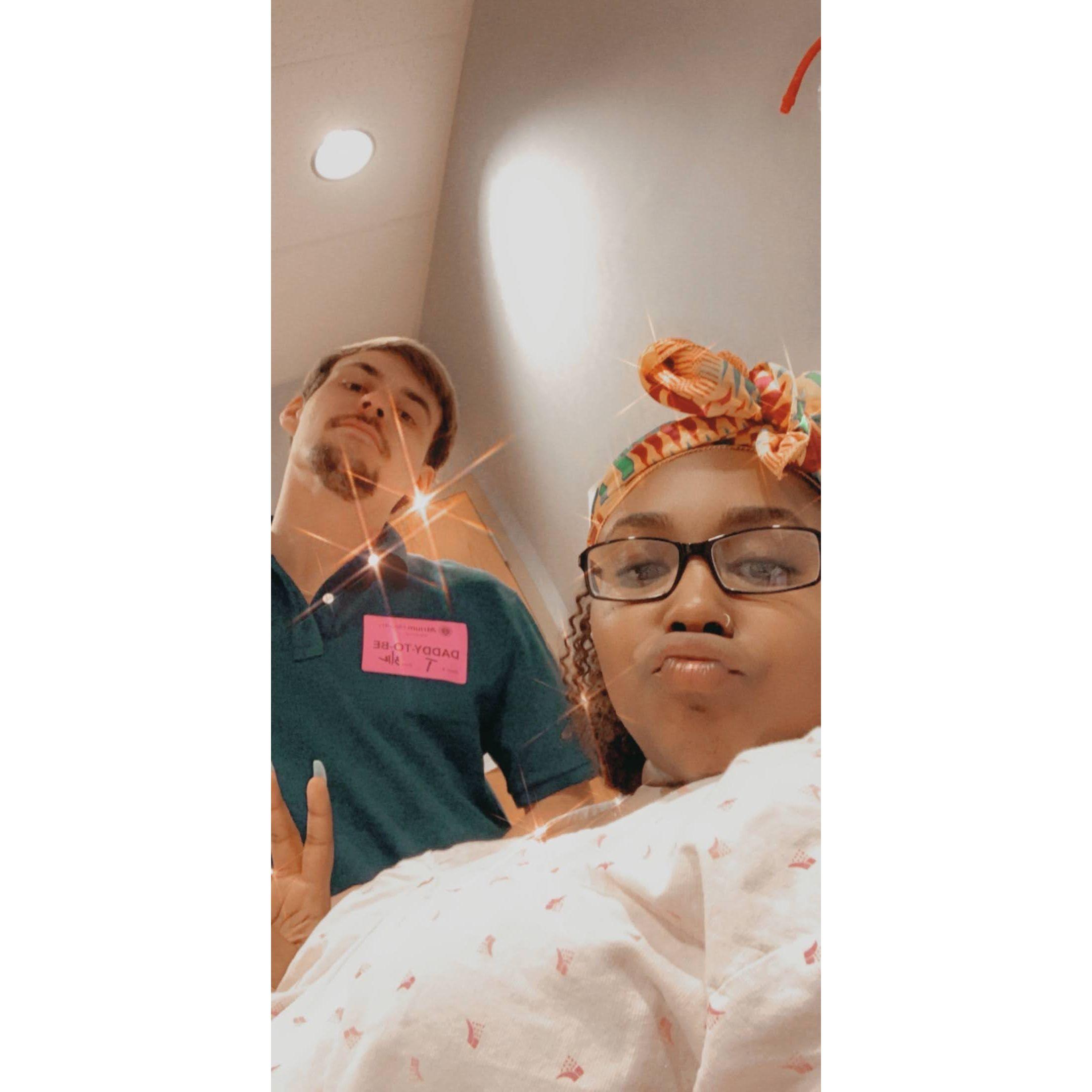 This was probably our 1000th time at the hospital when Alise was at the end of her pregnancy with Greysen