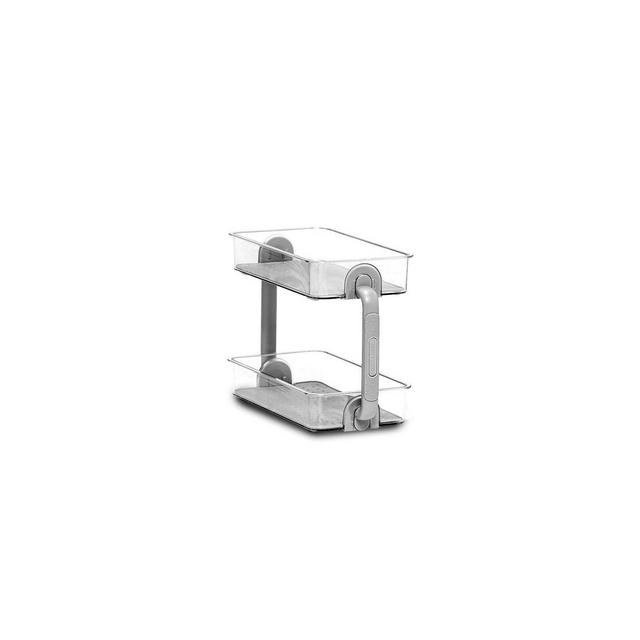 2 Tier Bathroom Tray Organizer - Madesmart