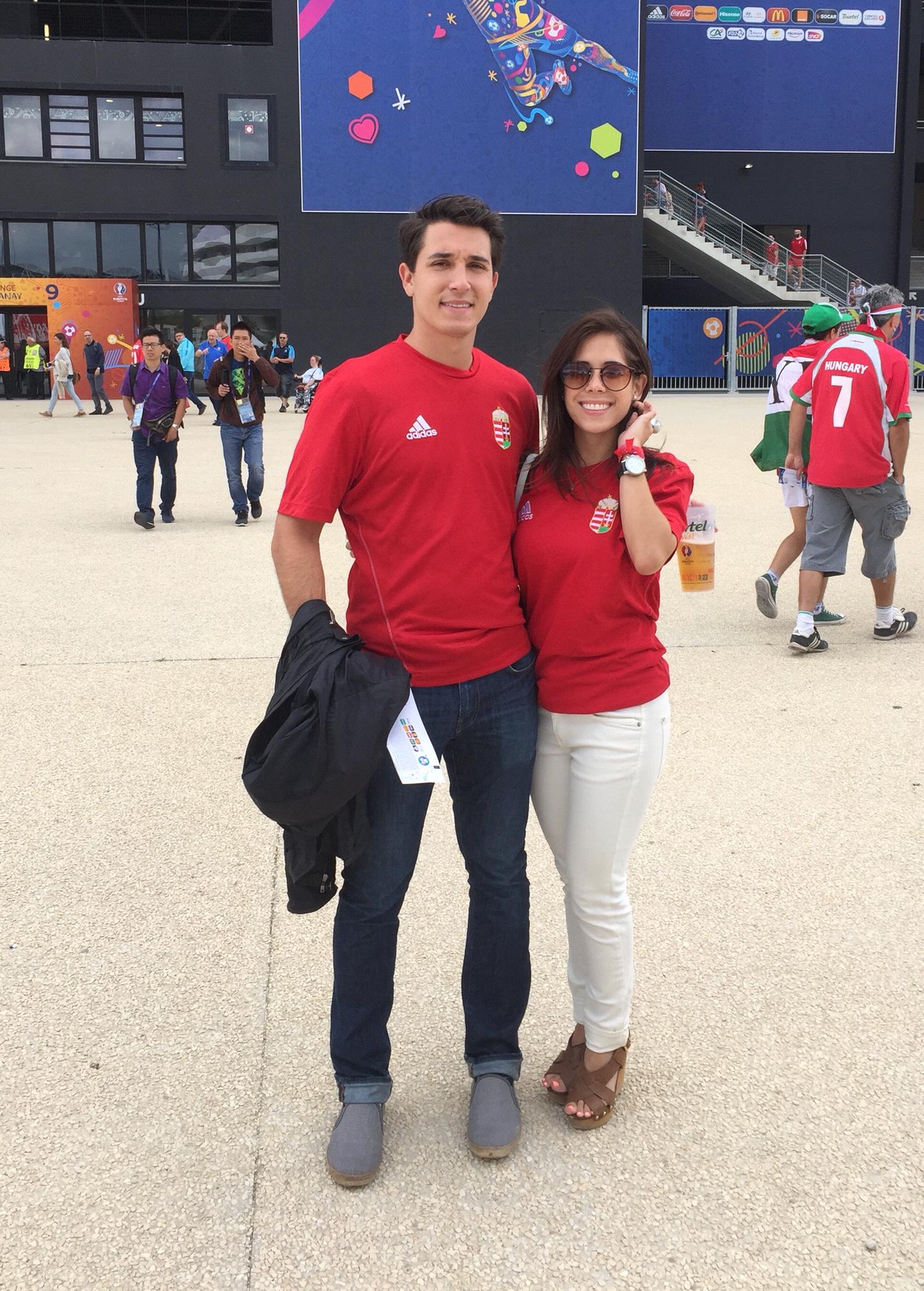 Our first Euro Cup game!