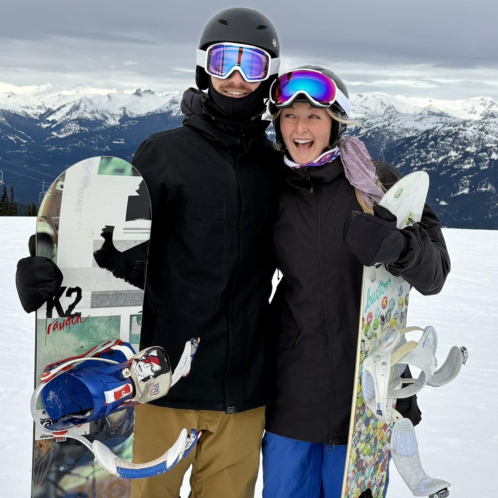 Did some snowboarding together over the last couple years, our favorite was Whistler Canada!