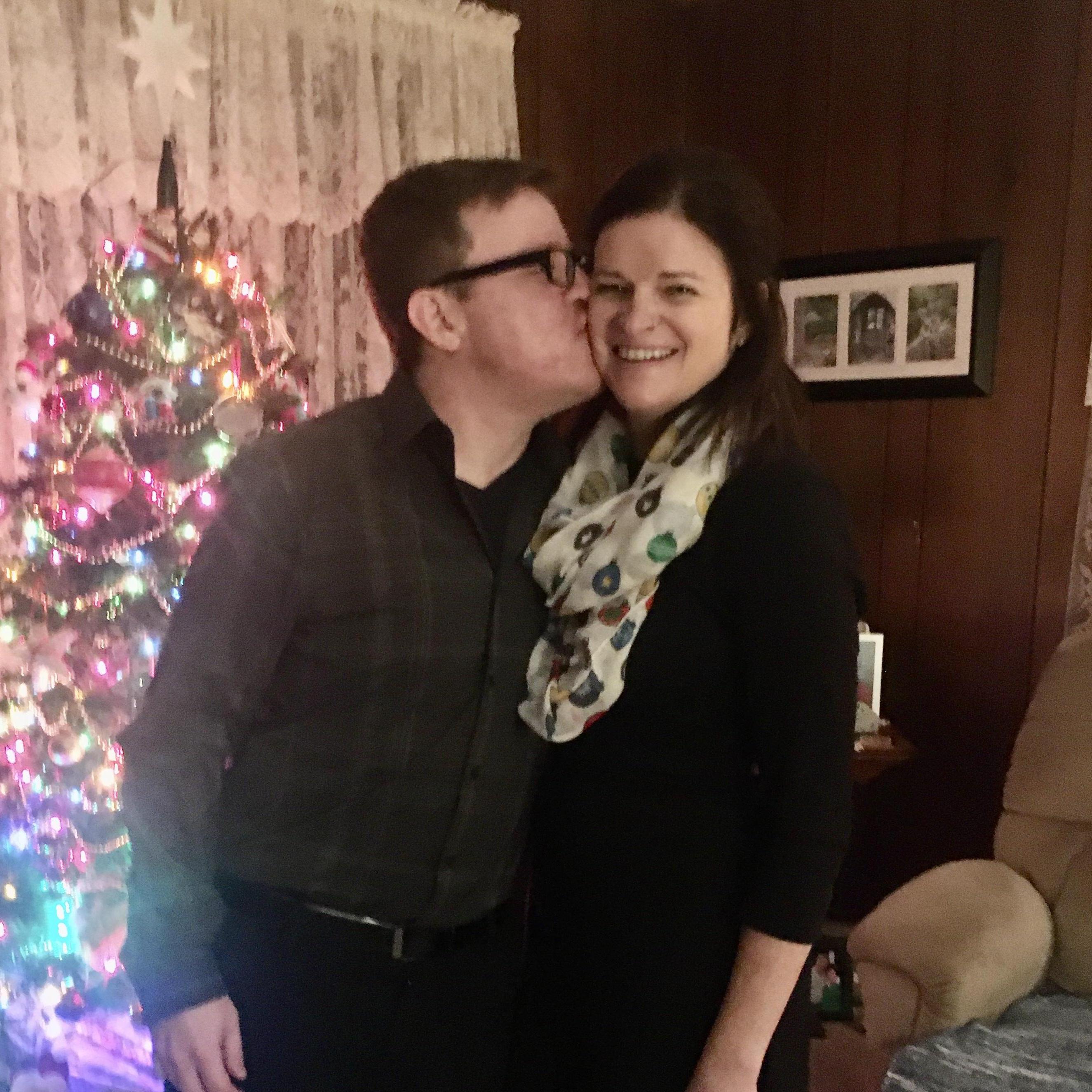 Our First Christmas Together (like in the same city, together), December 2019.