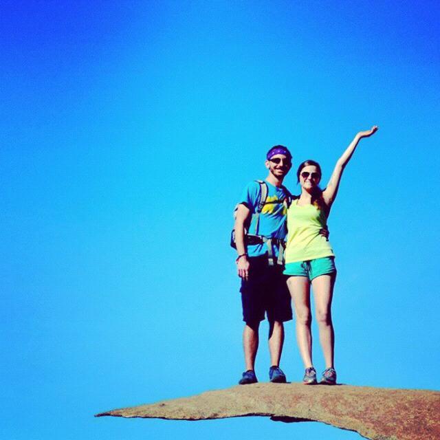 San Diego 2013 - hiked up Potato Chip Rock and snagged a very terrifying photo (less scary than it looks, but still scary).
