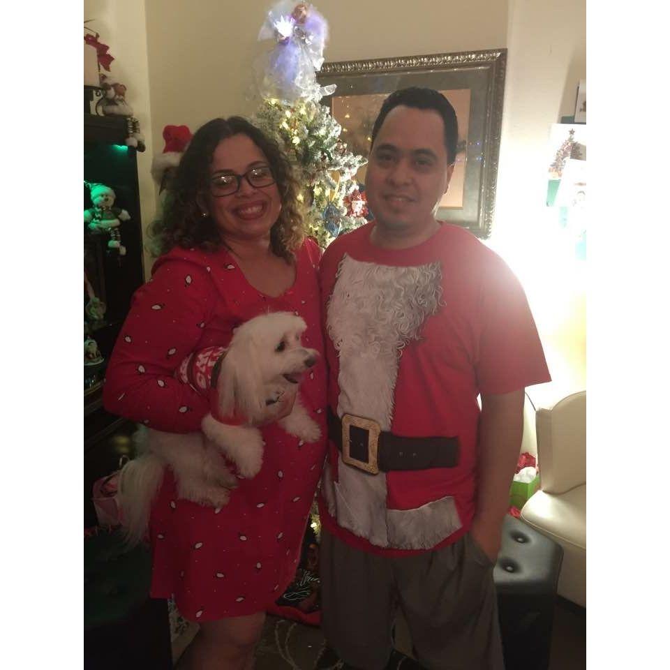 The one time I got him to wear Christmas pajamas - Christmas 2016